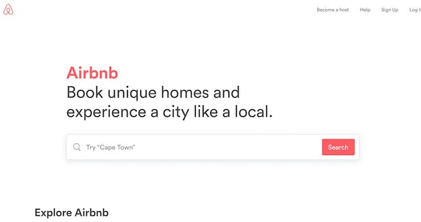 airbnb search