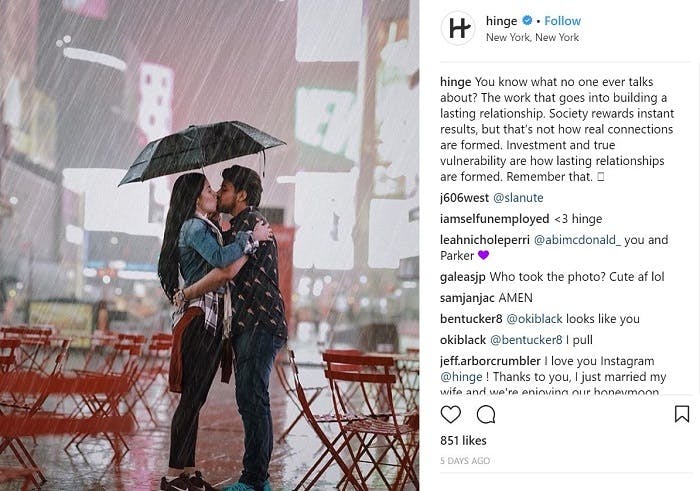 Hinge dating app
