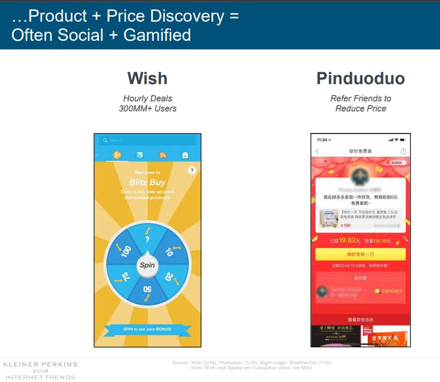 Pinduoduo product discovery
