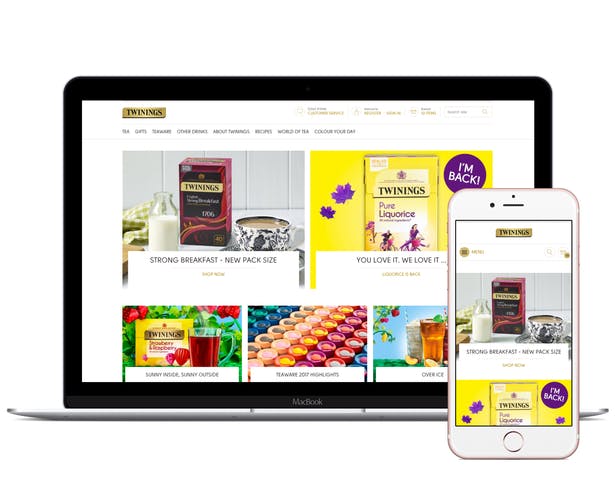 twinings online store laptop mobile