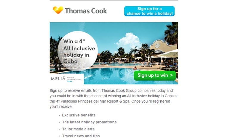 thomas-cook-melia-hotels-cuba-competition-email