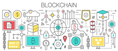 blockchain illustration