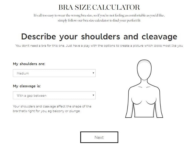 Malaysia calculator bra size Bra sizing