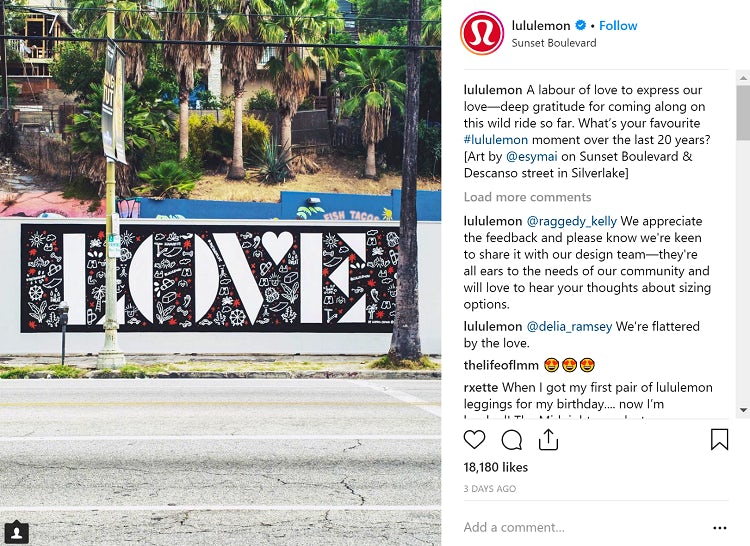 lululemon insta