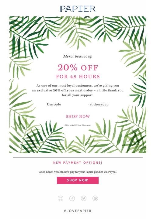 papier email