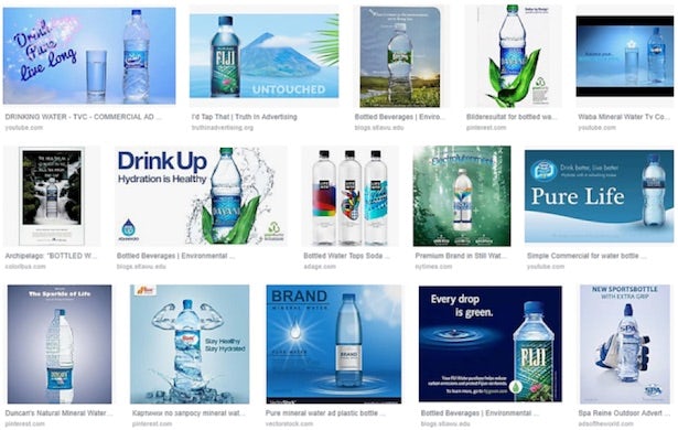 Google images search for ‘water advertising’