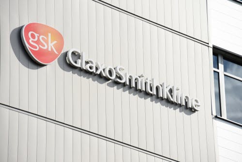 gsk building with logo