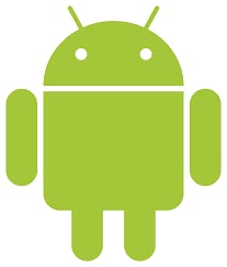 Android logo in green