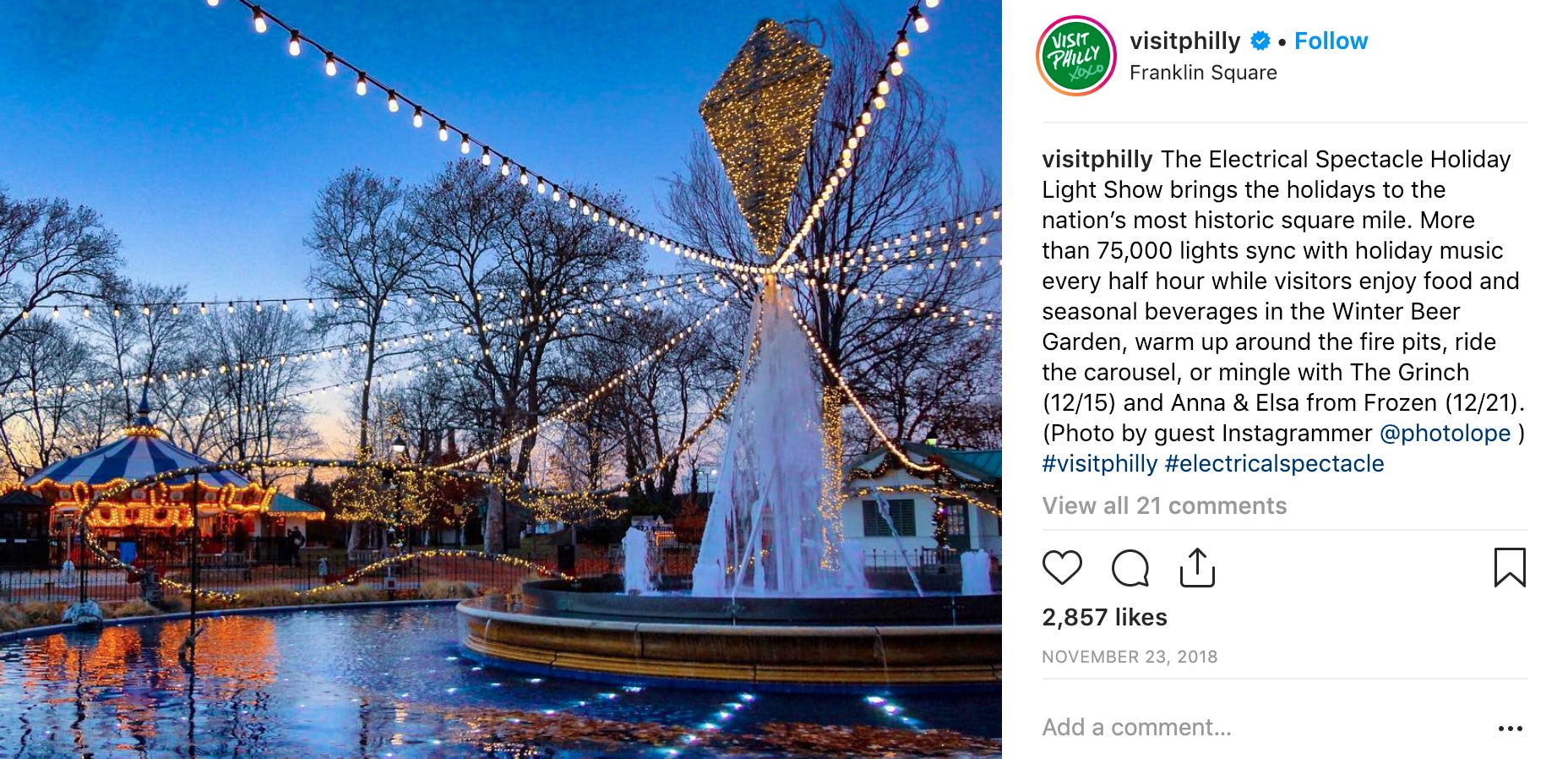 visit philly insta