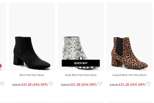 boohoo quick buy
