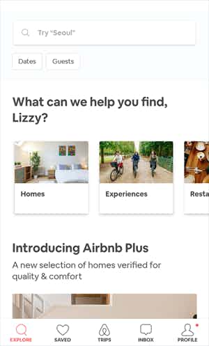 Airbnb app
