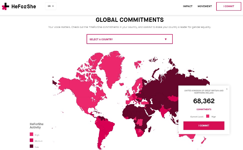 3 HeForShe Global Commitments
