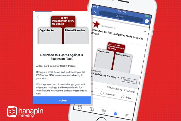 Hanapin Marketing facebook lead ads campaign