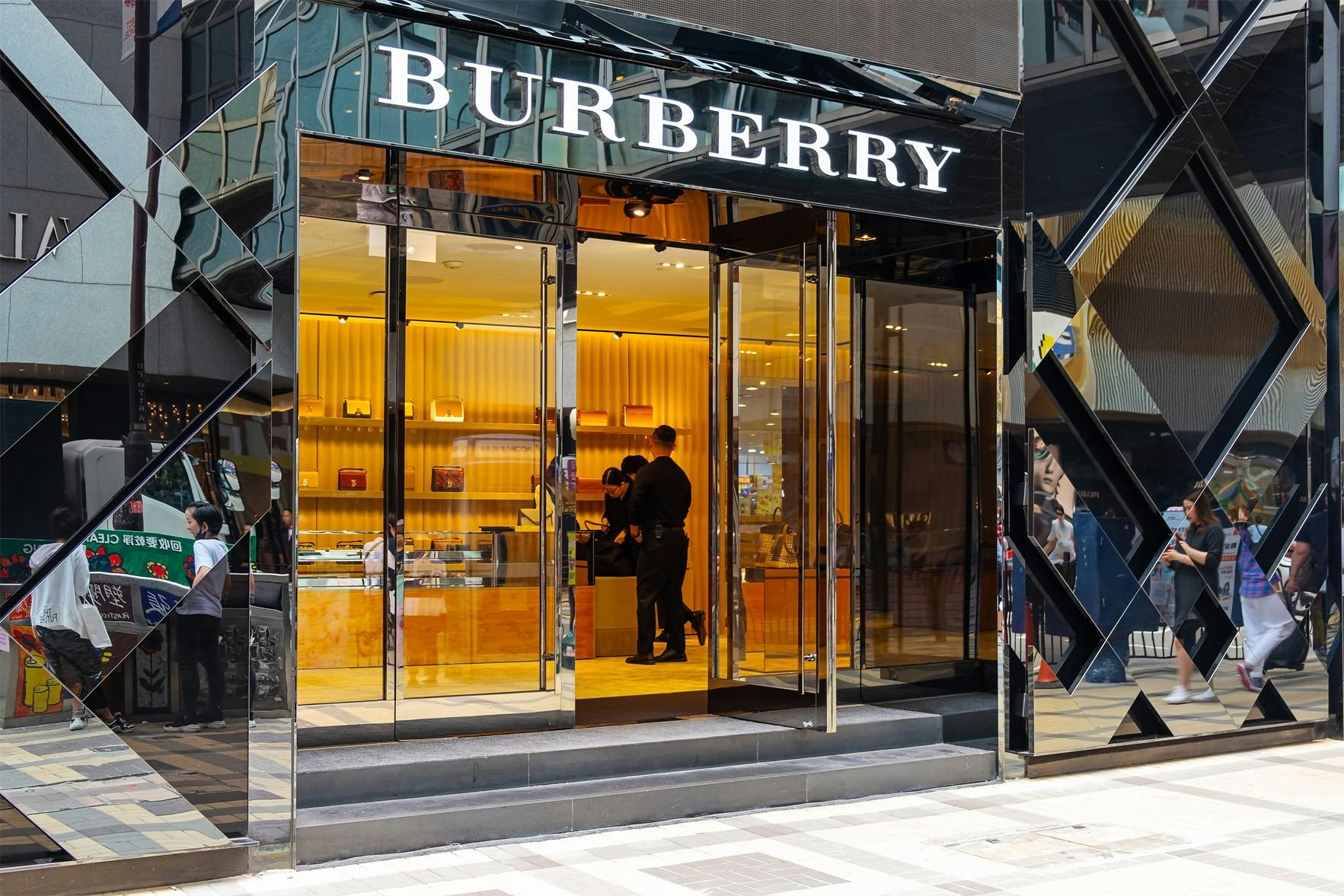 Burberry store in Hong Kong, China