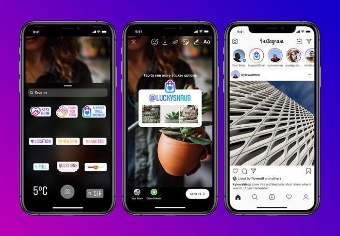 Instagram support small business