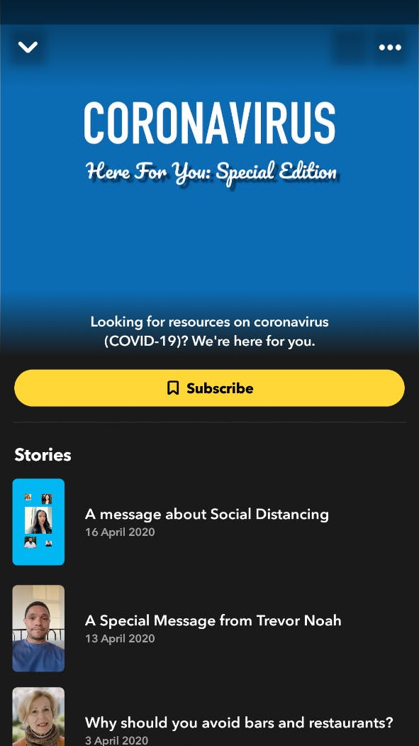 Snapchat here for you special edition