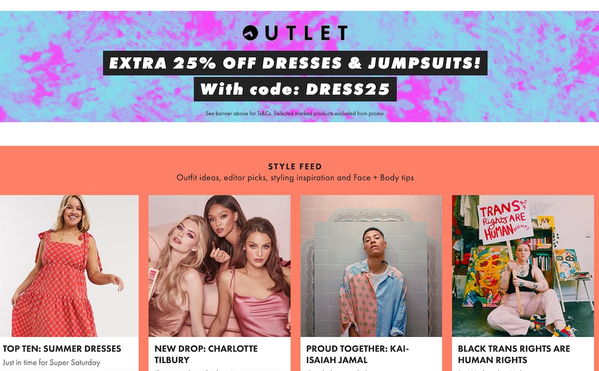asos current offers