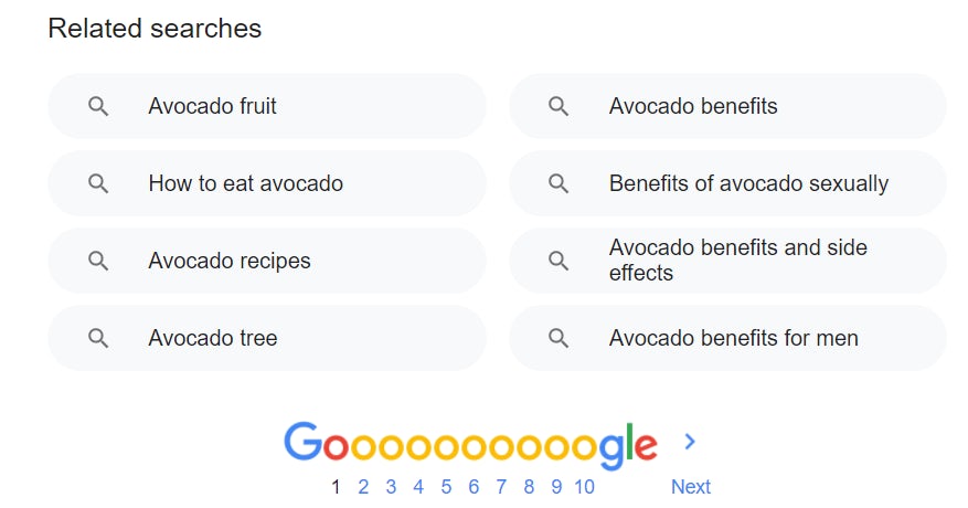 avocado-related-searches-google