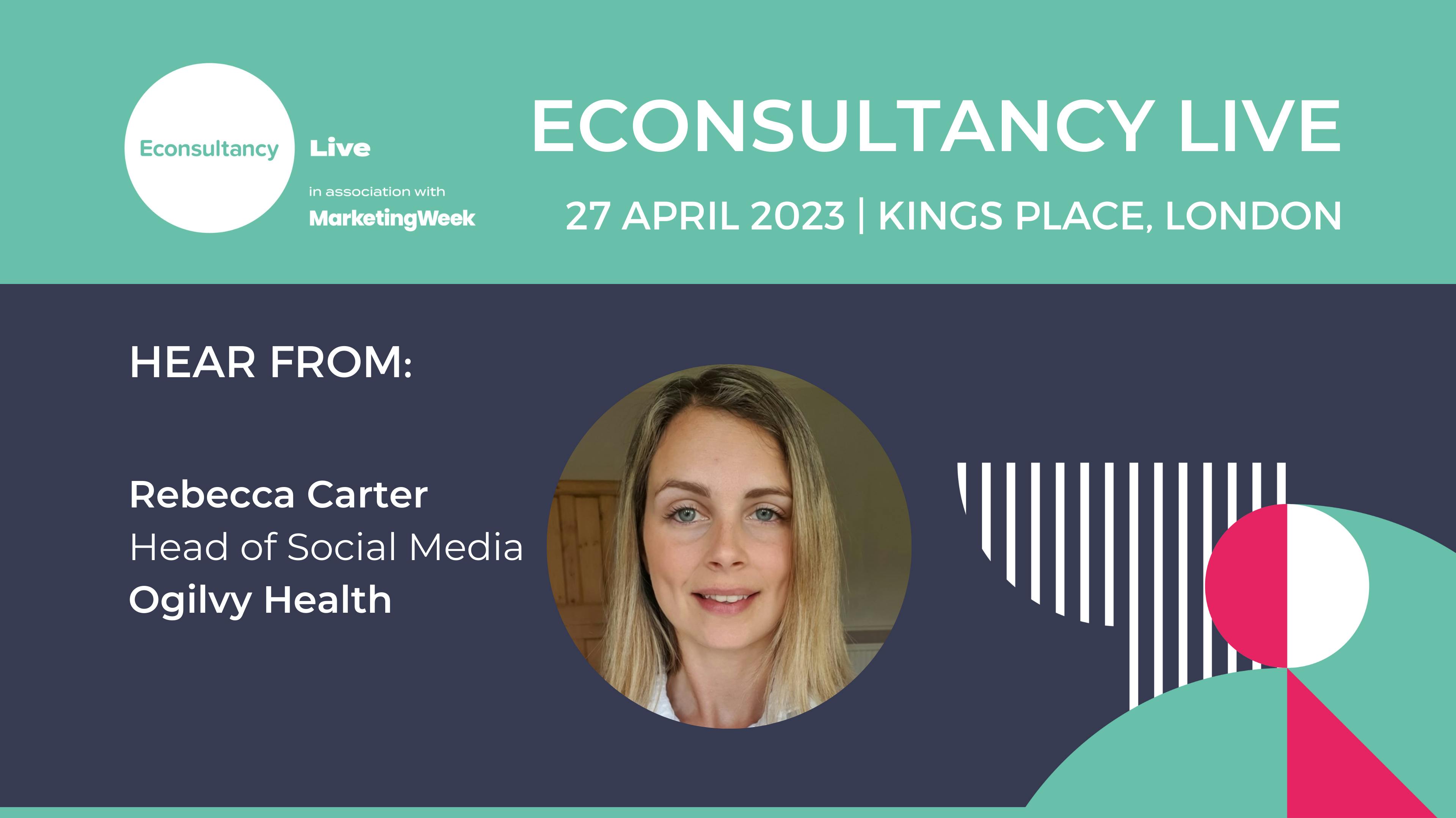 rebecca carter econsultancy live speaker