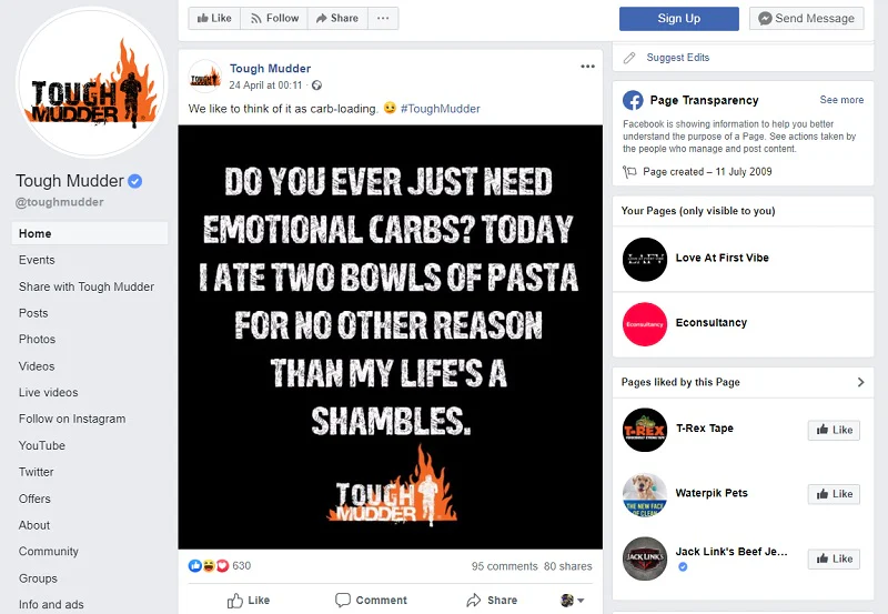 25 brilliant examples of Facebook brand pages