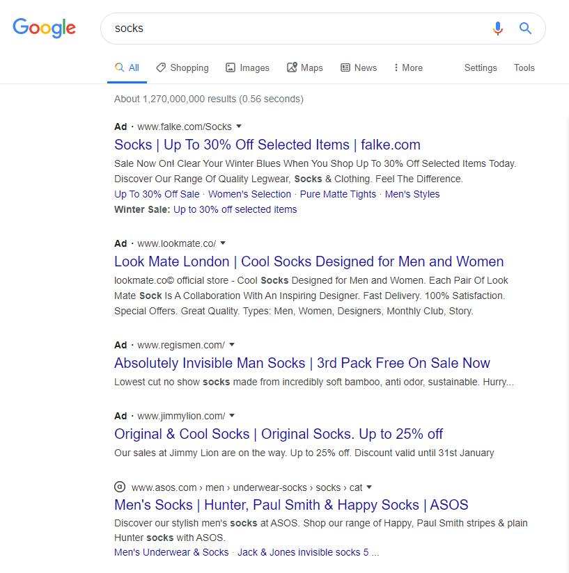Is Google’s updated SERP design a dark pattern?