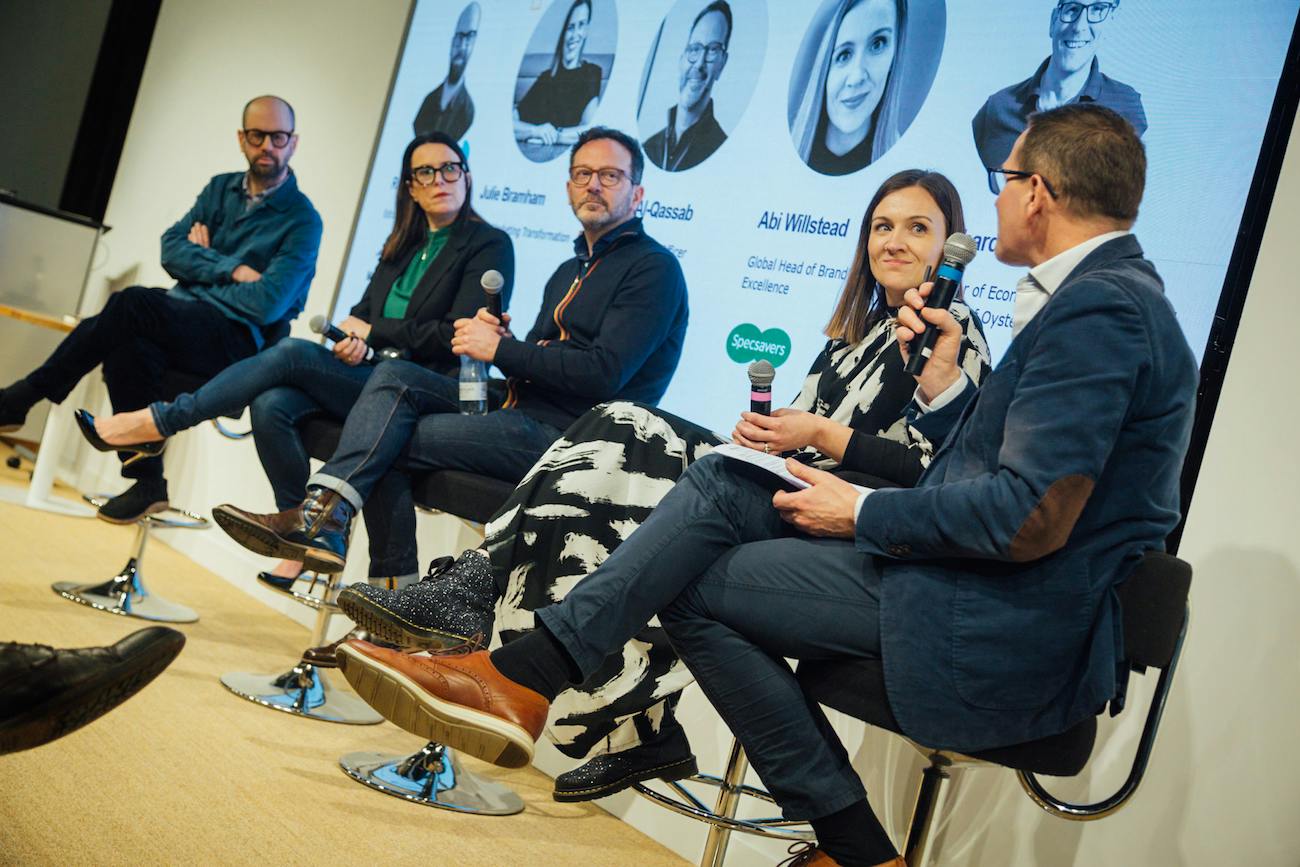 russell parsons, marketing week; abi willstead, specsavers; julie bramham, diageo; richard robinson, econsultancy