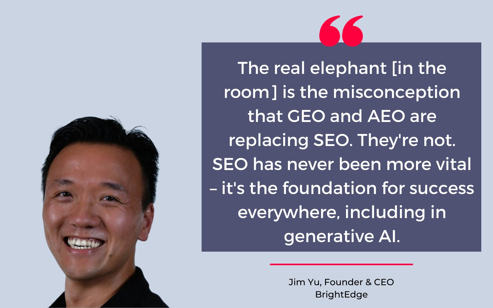 Jim Yu on why “search engine optimization has by no means been extra important” within the AI… Jim Yu on why “search engine optimization has by no means been extra important” within the AI…